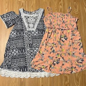 Lot of 2 Summer Dresses, Size 10, Art Class and Arizona Jean Co.